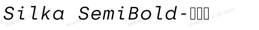 Silka SemiBold字体转换